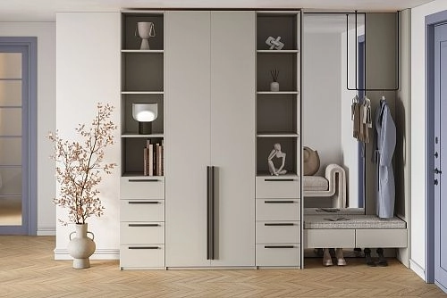 Шкаф распашной Хейсон-25 Кашемир Черный - фото 1