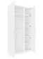 Шкаф распашной Калифорния-3 с антресолью Белый
