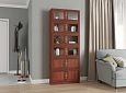 Шкаф книжный Карлос-044 Орех Итальянский
