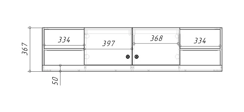 Антресоль Скарабей-5 Белый - фото 4
