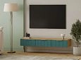 ТВ тумба Салерно 3 Аквамарин