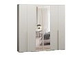 Шкаф распашной Солфорд 6 с зеркалами Кашемир