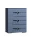 Комод Белиз-5 Альби полуночно-синий