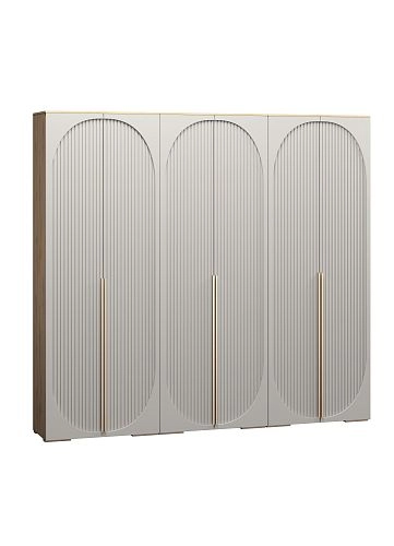 Шкаф распашной Брей-3 Кашемир/Дуб Золотистый - фото 2