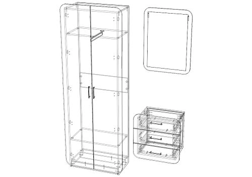 Прихожая Модерн-14 МДФ - фото 3