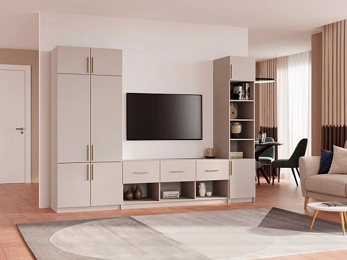 Стенка Лорена Пакс ТВ-стенка 7 Кашемир - фото 1