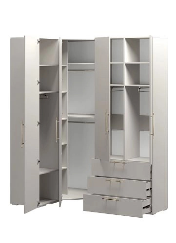 Шкаф угловой Мори-Хелена-13 Кашемир - фото 3