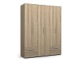 Шкаф распашной Гармошка-12 Дуб Сонома