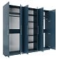 Шкаф распашной Калифорния-6 Альби Полуночно-синий