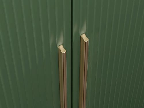 Шкаф распашной Лоренсе-5 с антресолью Шарли Green - фото 2