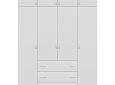 Шкаф распашной Зодиак 4.3+А