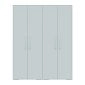 Шкаф распашной Калифорния-Стиль-7 Сумеречный Голубой