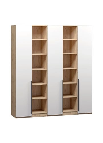 Шкаф распашной Хейсон-14 Белый Дуб Золотистый - фото 3