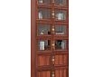 Шкаф книжный Карлос-044 Орех Итальянский