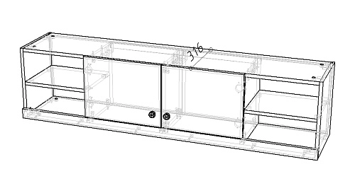 Антресоль Скарабей-5 Белый - фото 3
