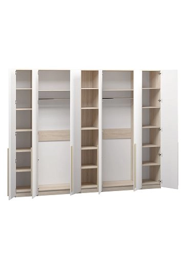 Шкаф распашной Хейсон-12 Белый Дуб Сонома - фото 4