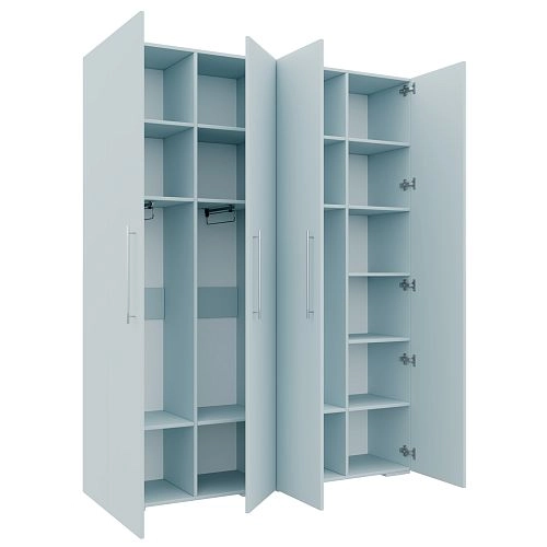 Шкаф распашной Калифорния-Стиль-7 Сумеречный Голубой - фото 2