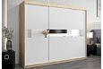 Шкаф-купе Бенито-3 Дуб Сонома/Белый