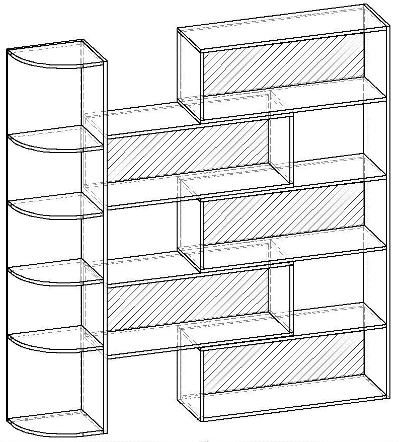 <p>Стеллаж</p> Норд-10.06