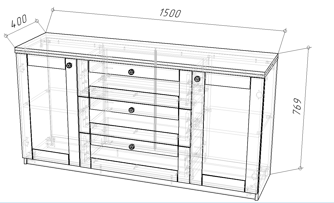 <p>Комод</p> София РАХ-7