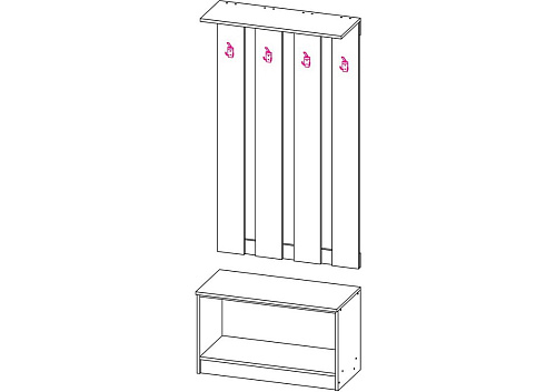 Прихожая Комби-4
