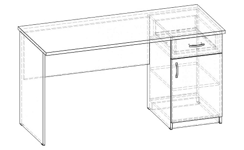 Письменный стол Лидер-1.1 1400 СП.006.1400-01