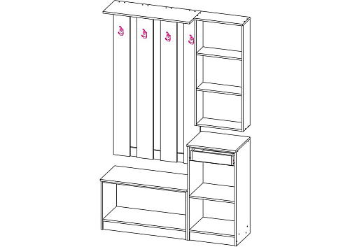 Прихожая Комби-3