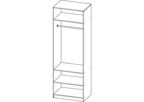 Шкаф распашной Карлос-039 Белый