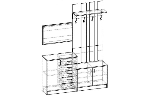 Прихожая Горизонт-10М
